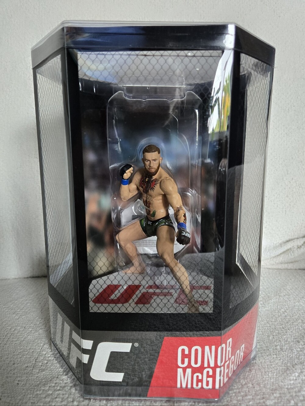 UFC Conor McGregor Figure with Green Shorts and Blue Gloves